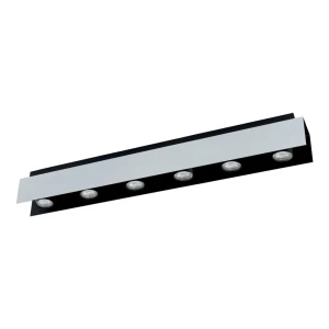 Спот поворотный светодиодный Eglo Viserba 12 м² нейтральный белый свет цвет черный/серый 82026192 STLM-2056102