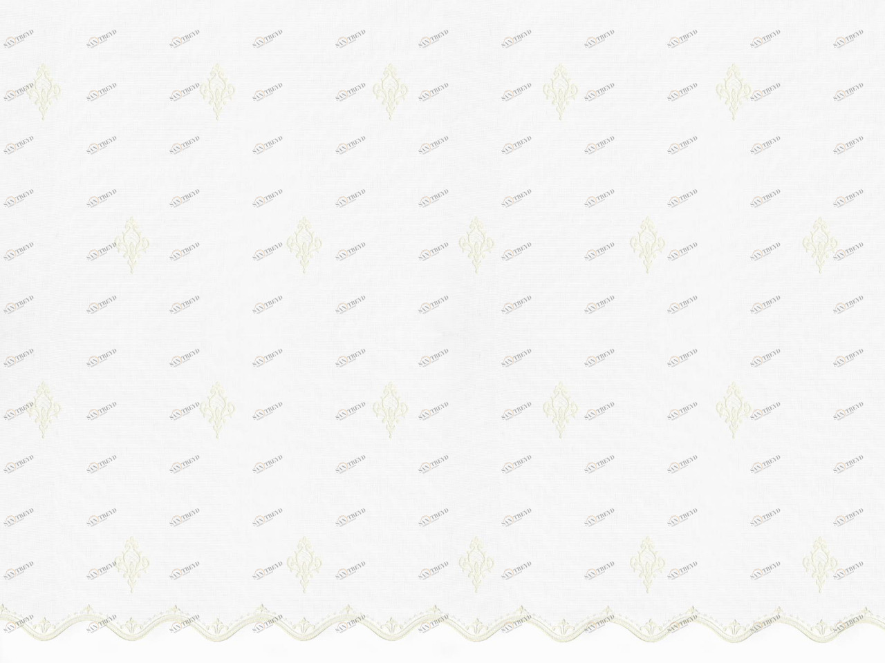 COLORISTICA 2468-11 Портьерная ткань  Тюль  Caprice Белый 