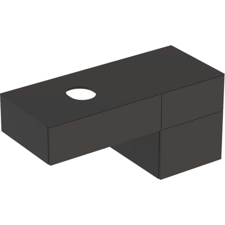 501.184.00.1 Шкафчик для накладной раковины Geberit VariForm, с тремя выдвижными ящиками, полкой и сифоном Geberit  - Вид №5