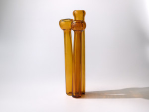 Ваза из дутого стекла