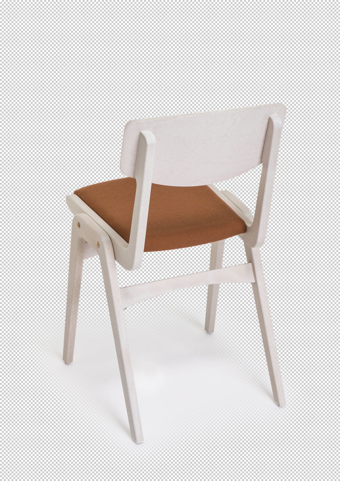 Стул из бука с мягким сиденьем Vergés Glöwr ARCH-00088357 - Вид №3