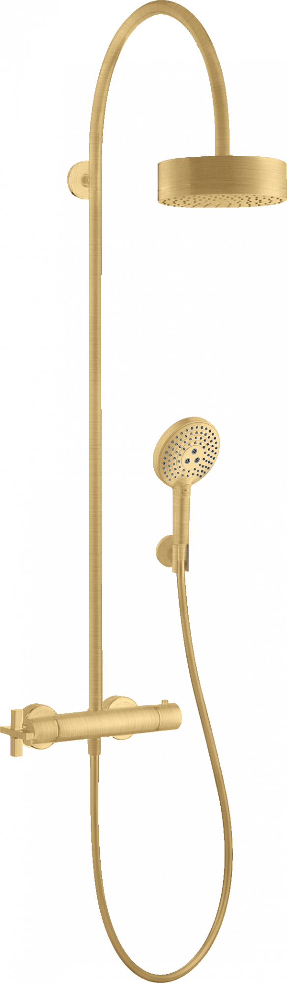 39670250 Showerpipe с термостатом и верхним душем 180 1jet AXOR CITTERIO