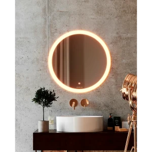 Зеркало для ванной Omega Glass Тип 4 SD624 с подсветкой 70 см круглое