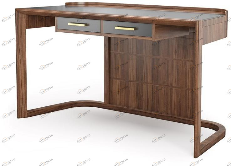 DWFI Стол с ящиками из фанерованной древесины  00002238 