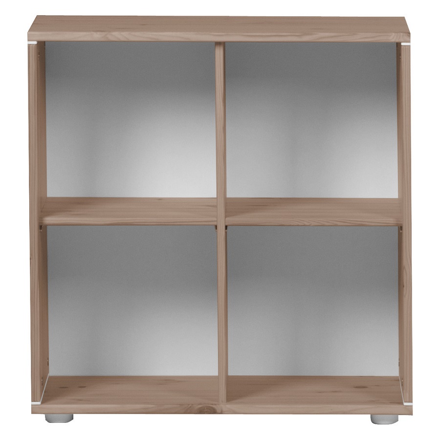 Стеллаж Flexa Classic storage с 4 полками, коричневый/белый 812420111 - Вид №1