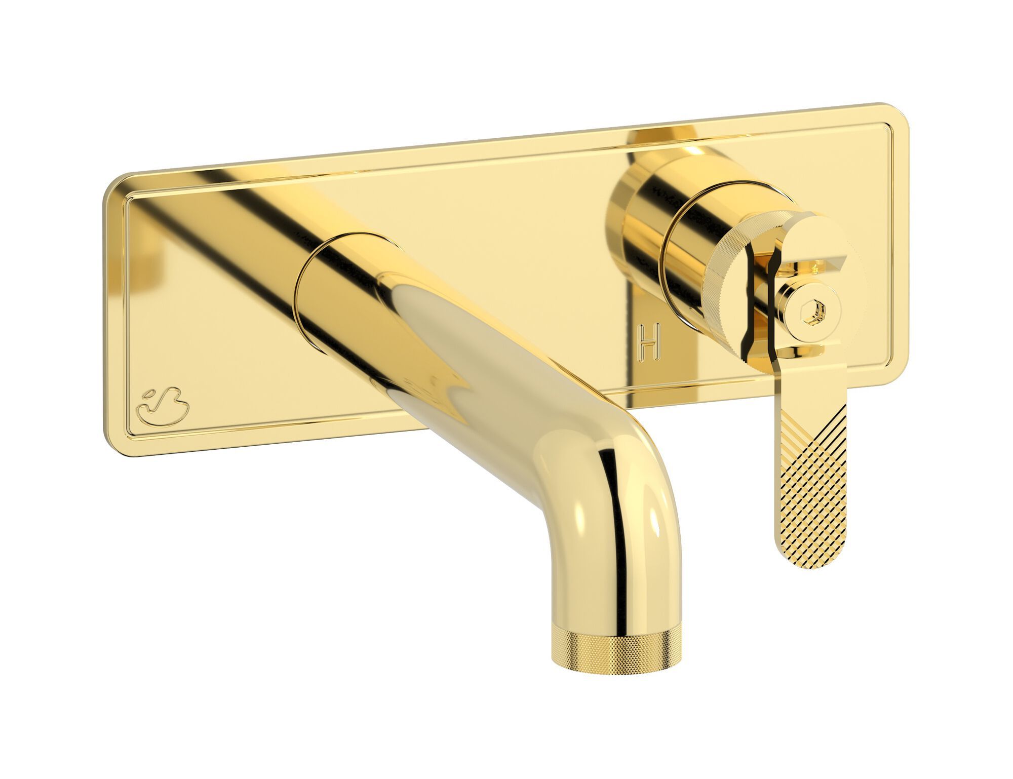 Однорычажный настенный смеситель для раковины с автоматическим сливом IB Bold ARCH-00071487 - Вид №8