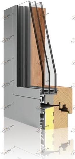 UNIFORM Окно алюминий-дерево Sistema termoscudo sun-id-1362719