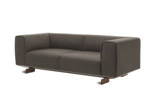 2-местный съемный диван из ткани или кожи