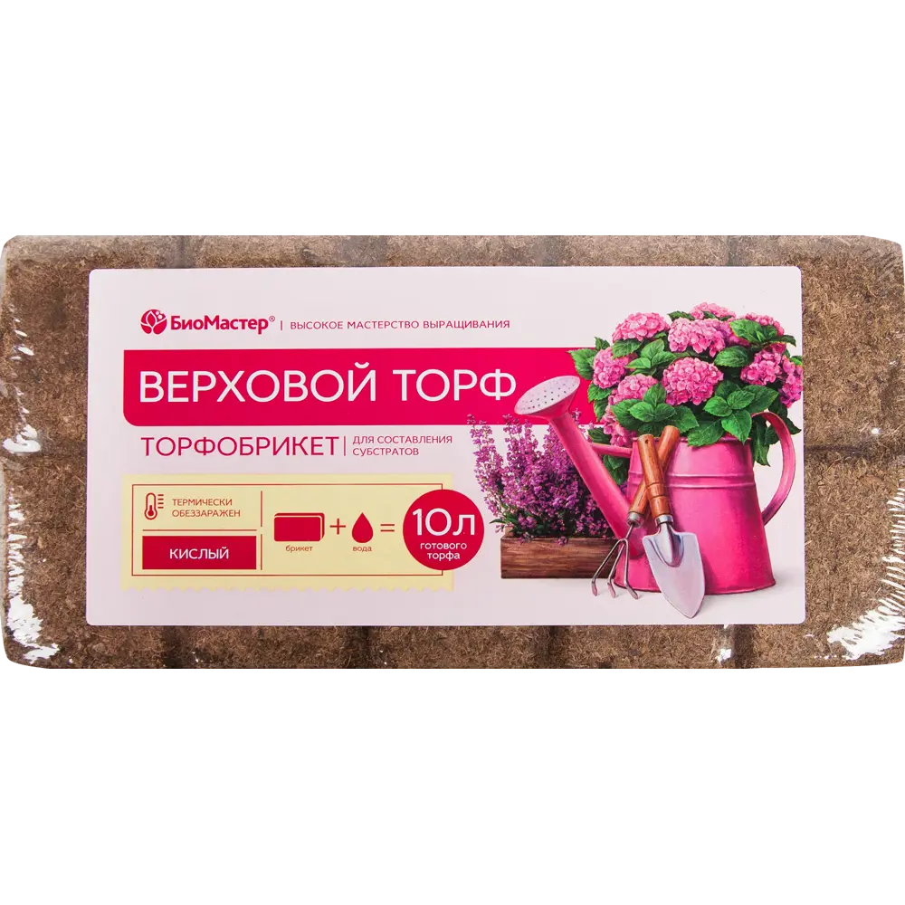 БИОМАСТЕР Верховой кислый торф для хвойных и ягодных культур 82375678 STLM-0025746 - Вид №3