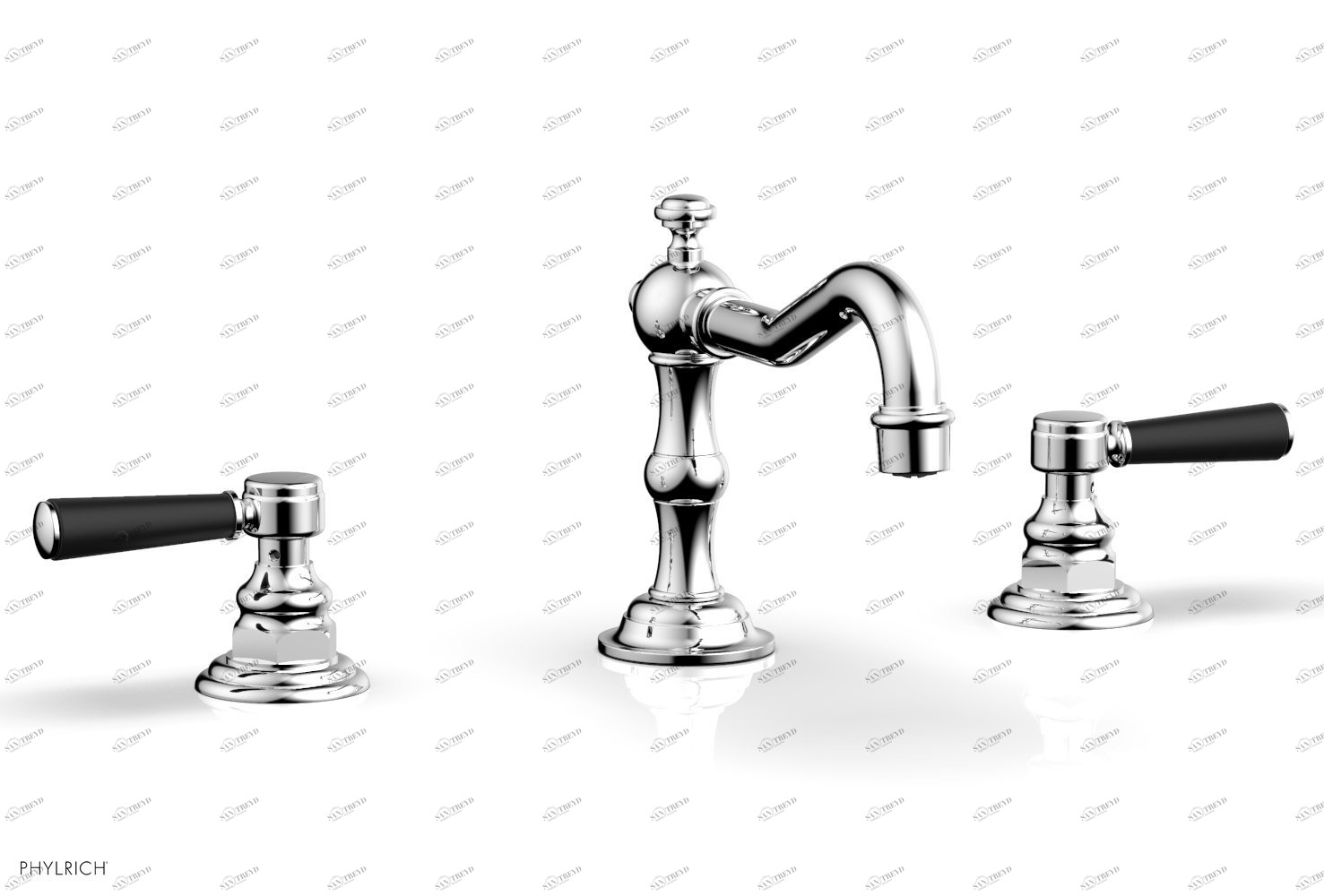 Комплект и ручки HENRI Phylrich  161-02-026X040 Хромированный 