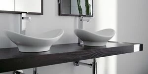 8207 Накладная раковина на столешницу  овальная Scarabeo Ceramiche