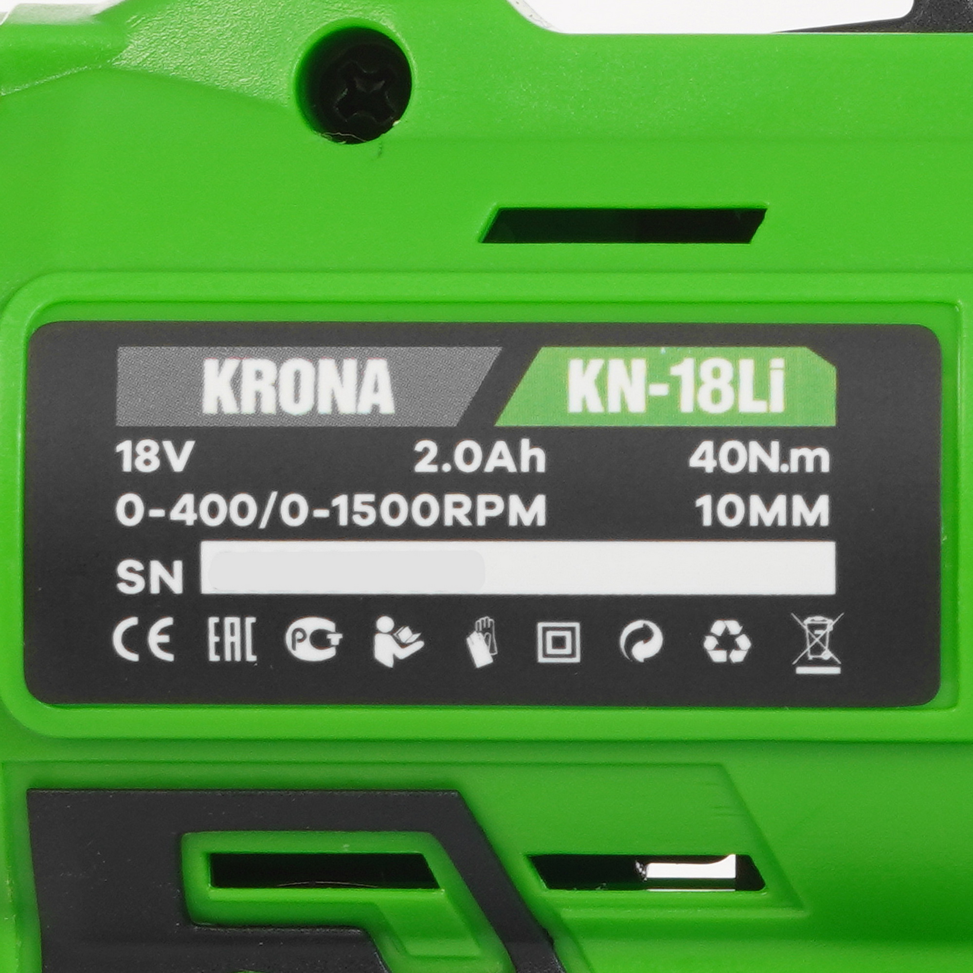 Дрель-шуруповерт KRONA KN-18LI 9236355 KRONA1 STDN-0038362 - Вид №4