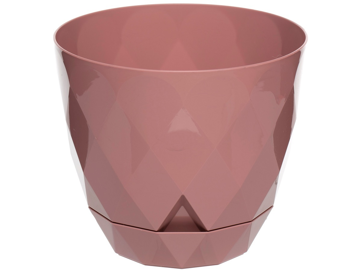 Горшок для цветов Rico 2.4L Pink NAVAKO 16026
