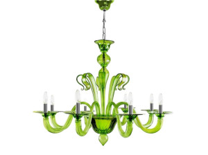 Люстра ручной работы из муранского стекла