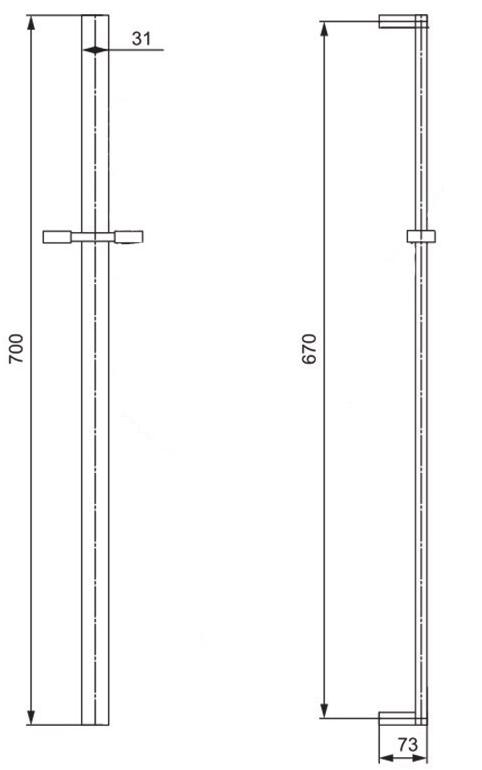 Душевая стойка Ravenna 124P40 Paini - Вид №1