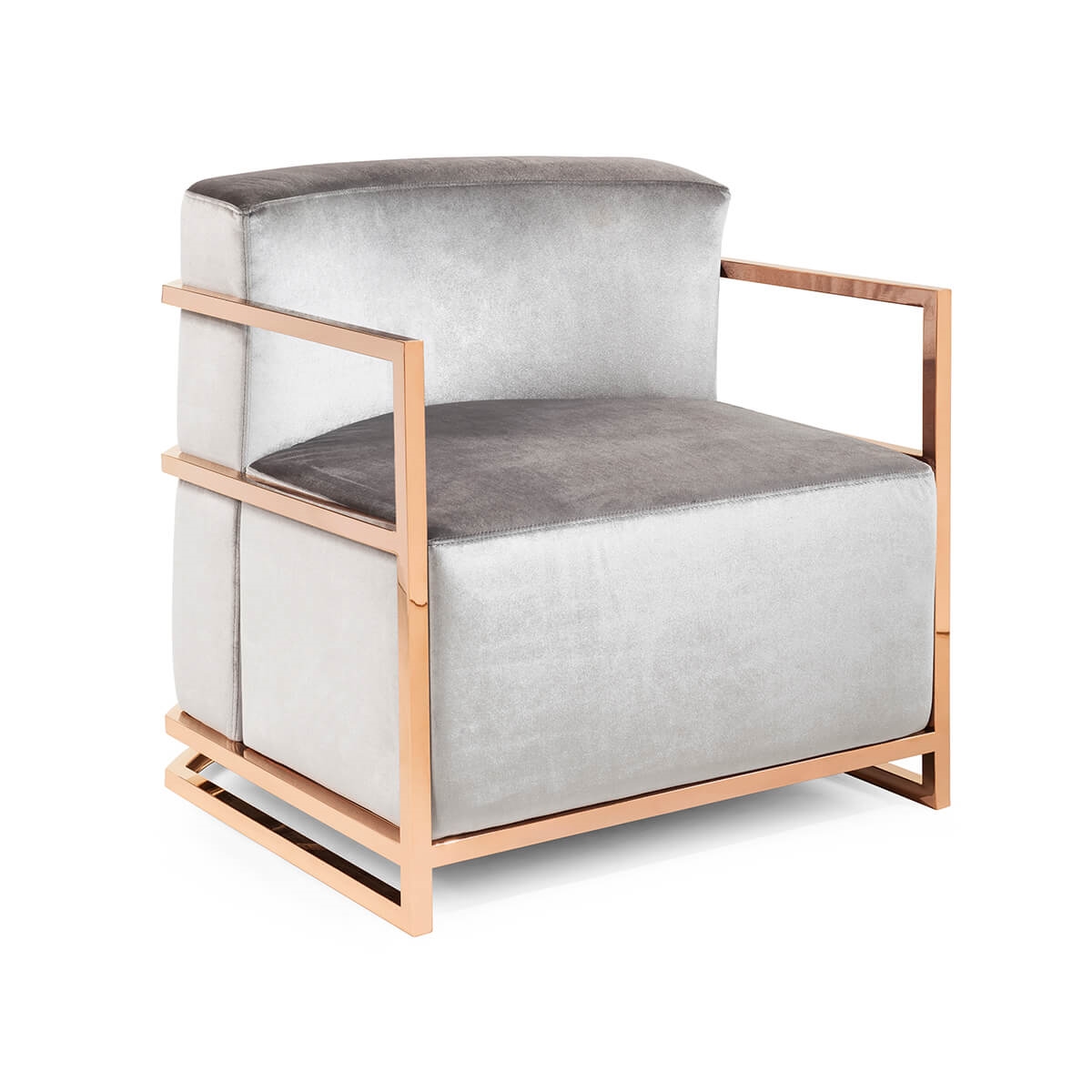 700371-18 ABHIKA КРЕСЛО JUDE WHITE/GOLD  - Вид №2