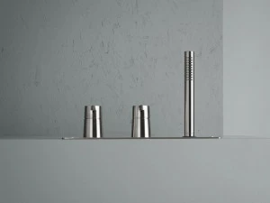 Quadrodesign Смеситель для ванны с ручным душем Volcano