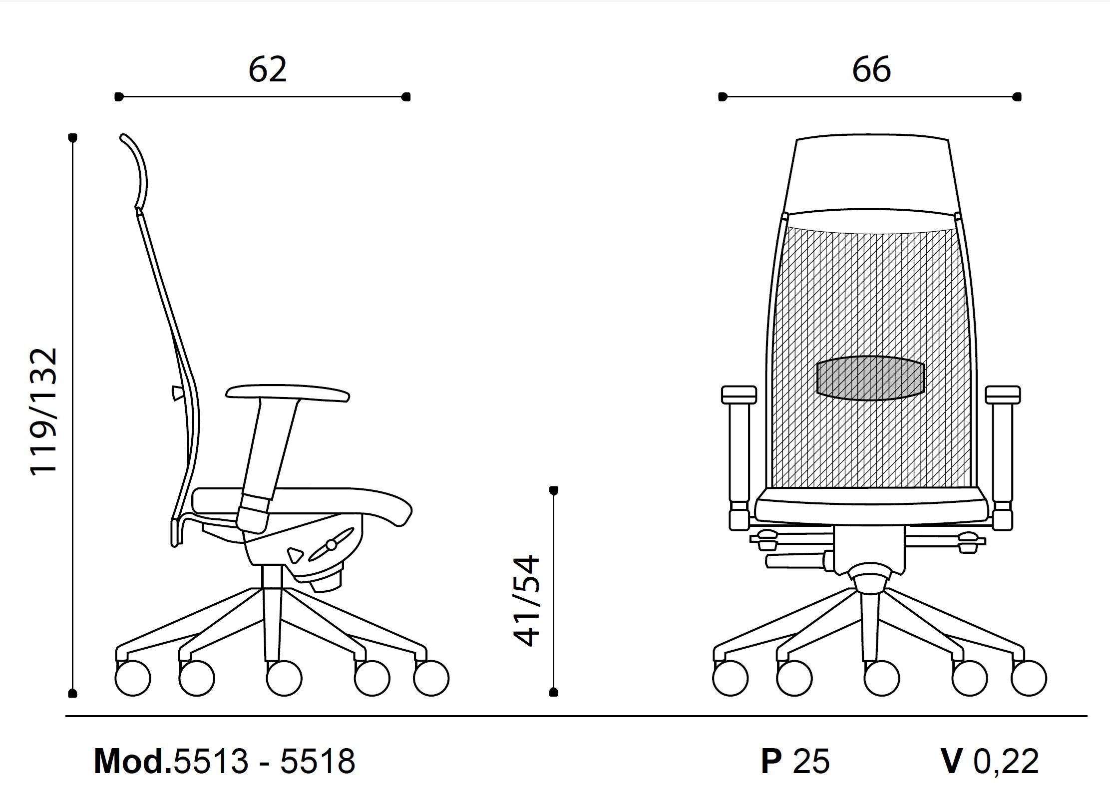 Вращающееся офисное кресло с высокой спинкой Ares Line ссылка ARCH-00096751 - Вид №6