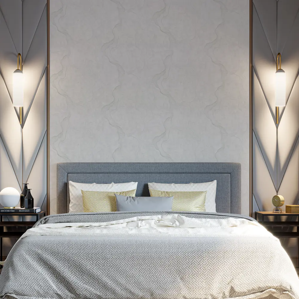 Palitra Life Sumatra - флизелиновые обои серого цвета с текстурой тиснения 89394513 STLM-1325848 - Вид №3