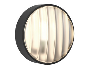 Алюминиевый и стеклянный наружный настенный светильник