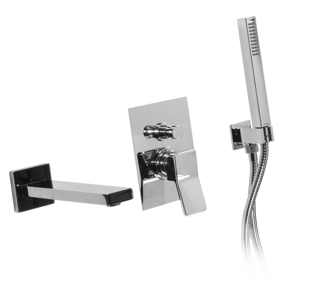 53530 / DPR Встраиваемый смеситель для ванны и душа с дуплексным душем. Bongio Reef 53530/DPR