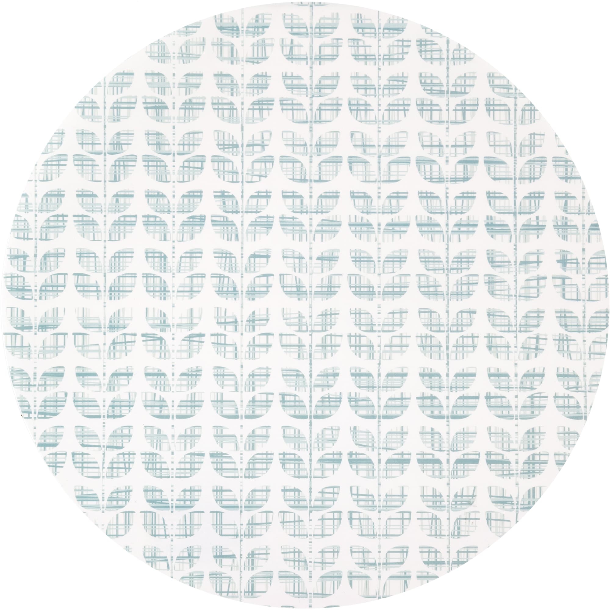 84841688 Салфетка сервировочная «Мирт» круг 36 см серо-зеленая Santreyd 