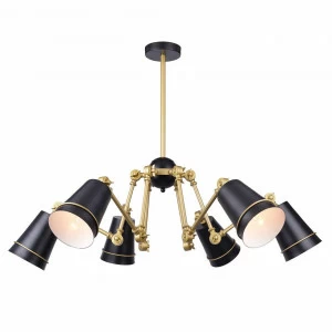 Подвесная люстра Divinare 8035/19 LM-6 DIVINARE ДИЗАЙНЕРСКИЕ 108103 Черный