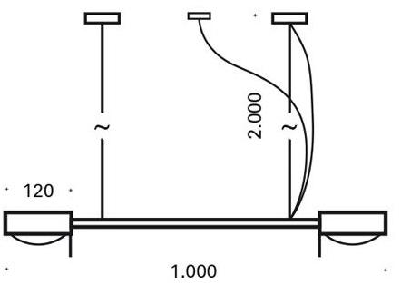 Top Light Регулируемый подвесной светильник sun-id-1489505 - Вид №1
