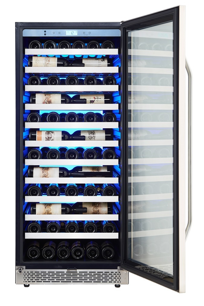 9189163 Винный шкаф Cavanova CV102-1TL серебристый STDN-0028242 - Вид №18