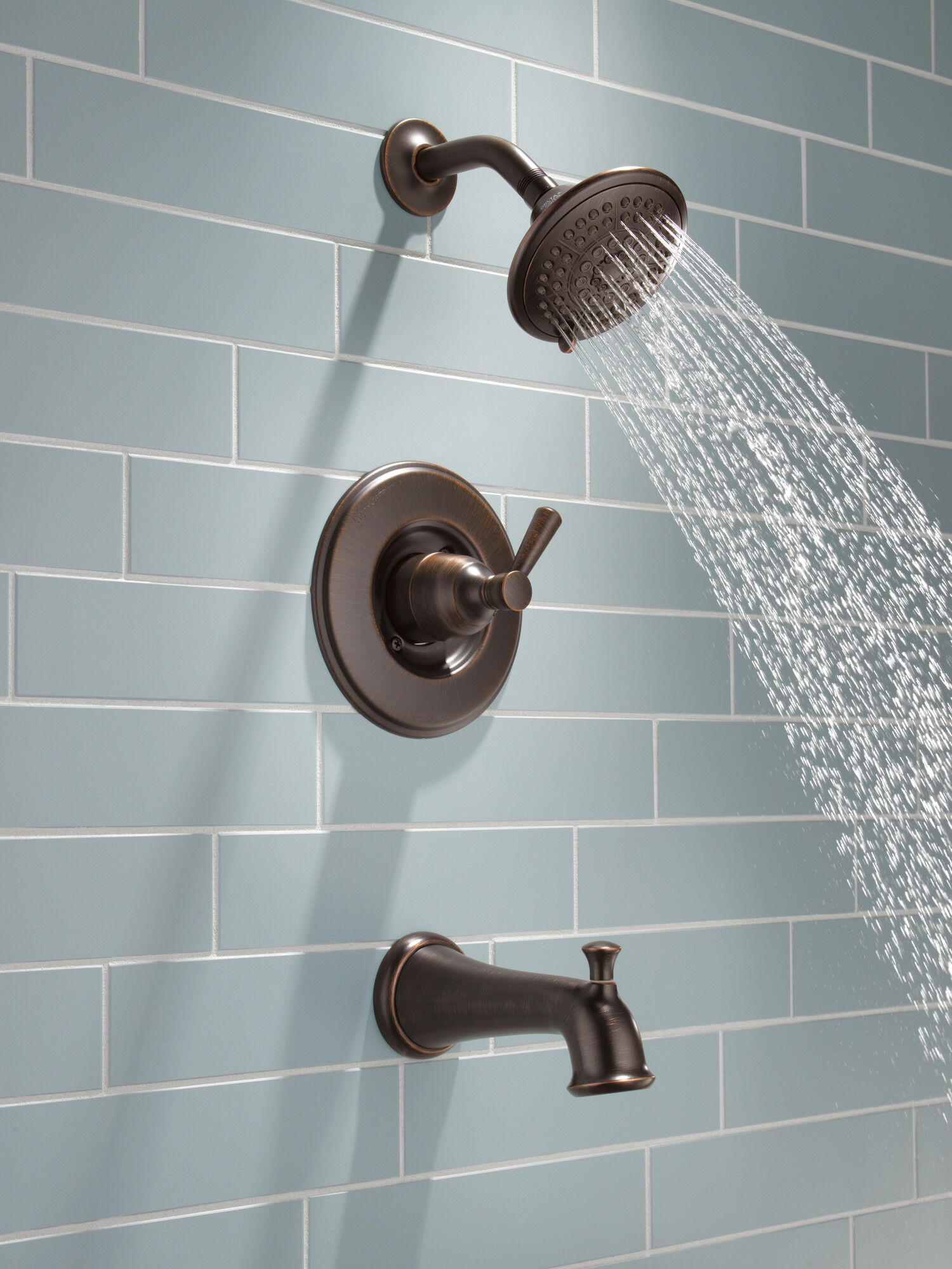 T14493-RB Monitor® 14 Series Tradtional для ванны и душа Delta Faucet Linden Венецианская бронза  - Вид №1