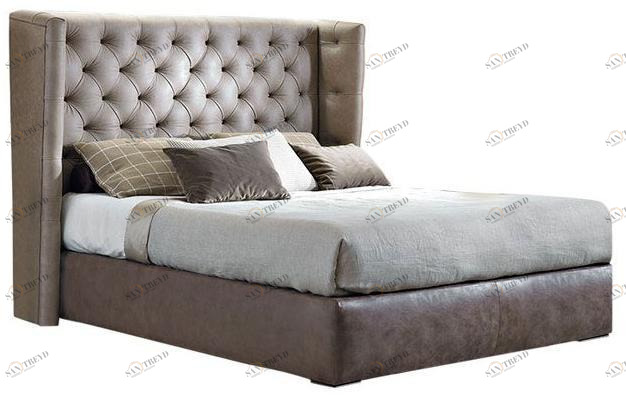 SOFTHOUSE Двуспальная кровать из ткани с высоким изголовьем Vittoria sun-id-1433111