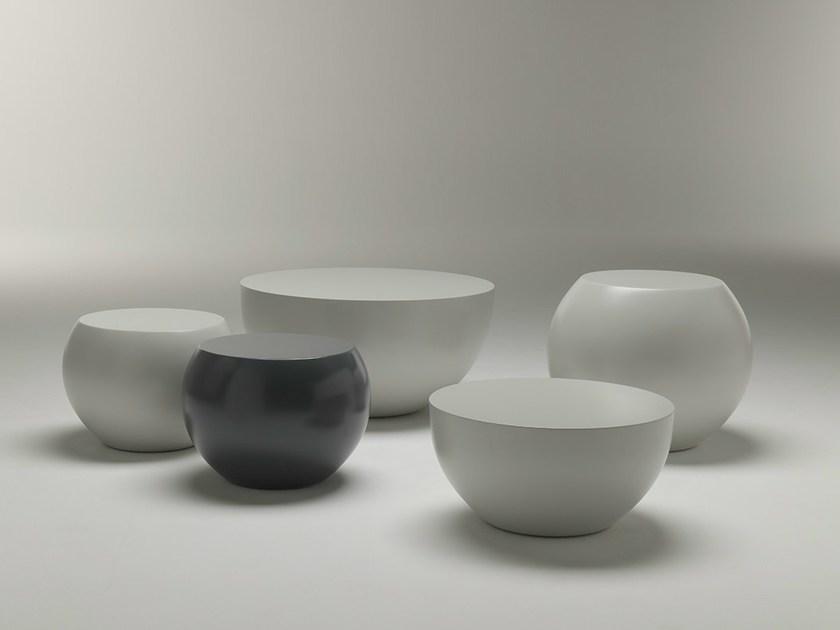 Meridiani Низкий круглый журнальный столик из полиуретана sun-id-1422039 - Вид №3