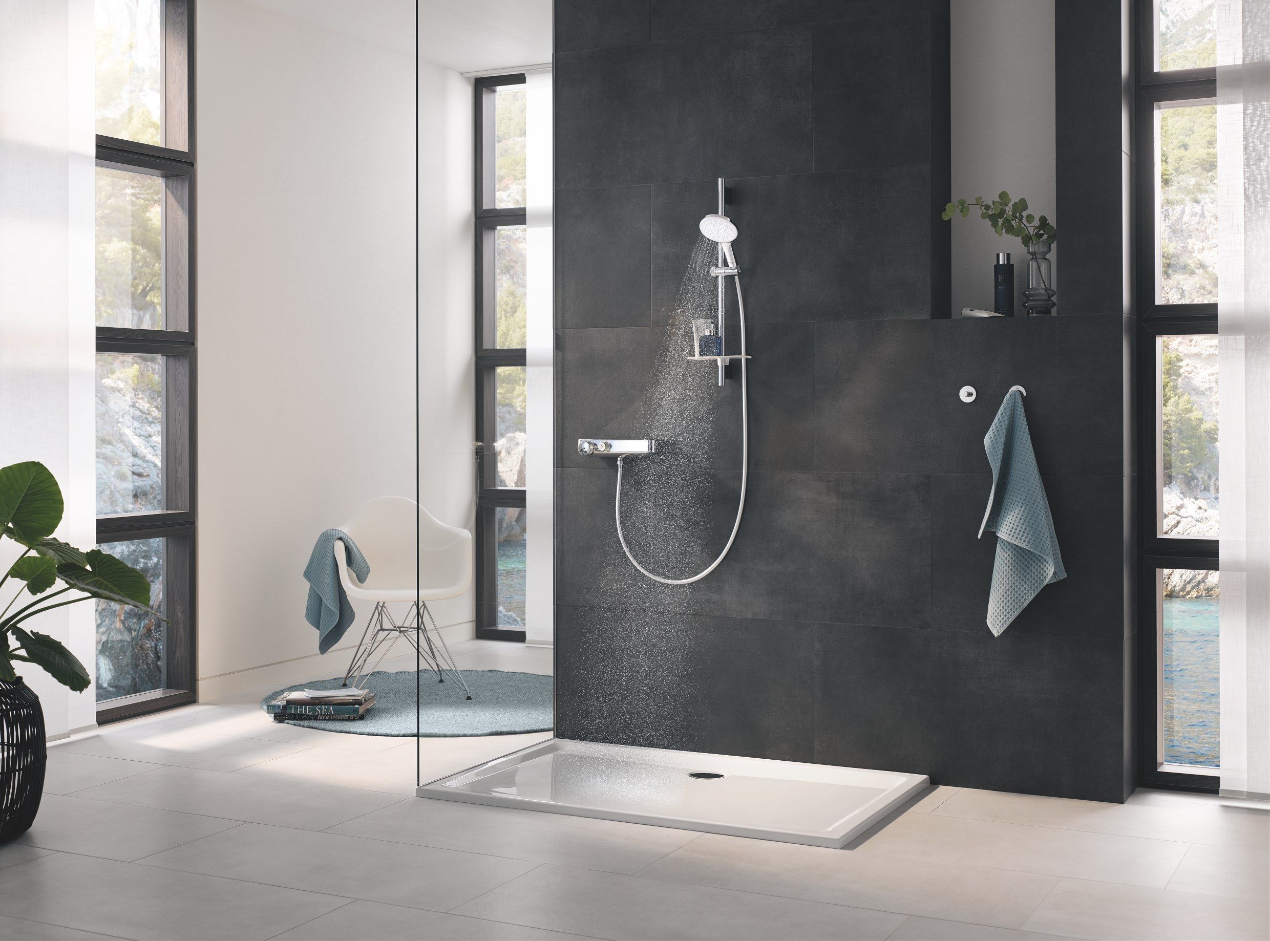 Настенный ручной душ с 3 струями для душа Grohe Rainshower SmartActive ARCH-00121609 - Вид №17