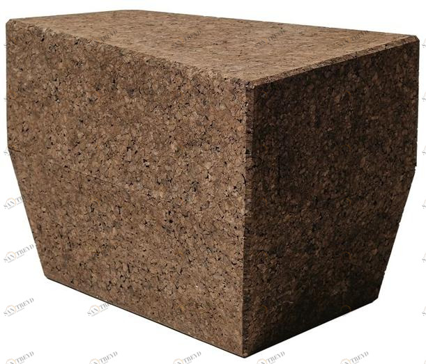 BlackCork Прямоугольный пуф из пробки Mass sun-id-1490365