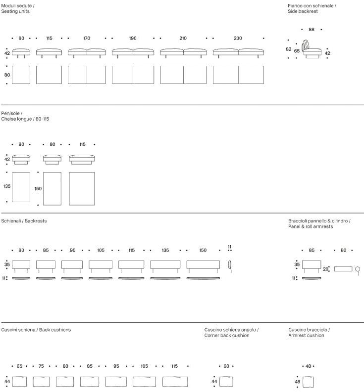 Saba Italia Секционный кожаный диван sun-id-1461779 - Вид №10