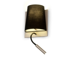 Гибкая рука хлопок настенный светильник