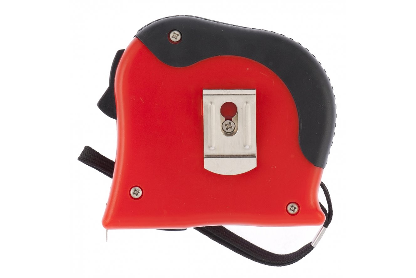 Рулетка Double fixation 10мх25мм обрезиненный корпус, двойная плавная фиксация Matrix 8203 - Вид №1