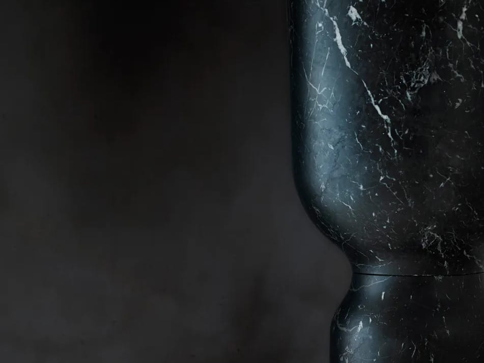 Одинарный круглый отдельно стоящий умывальник из мрамора Inbani ORIGIN ARCH-00039599 - Вид №3