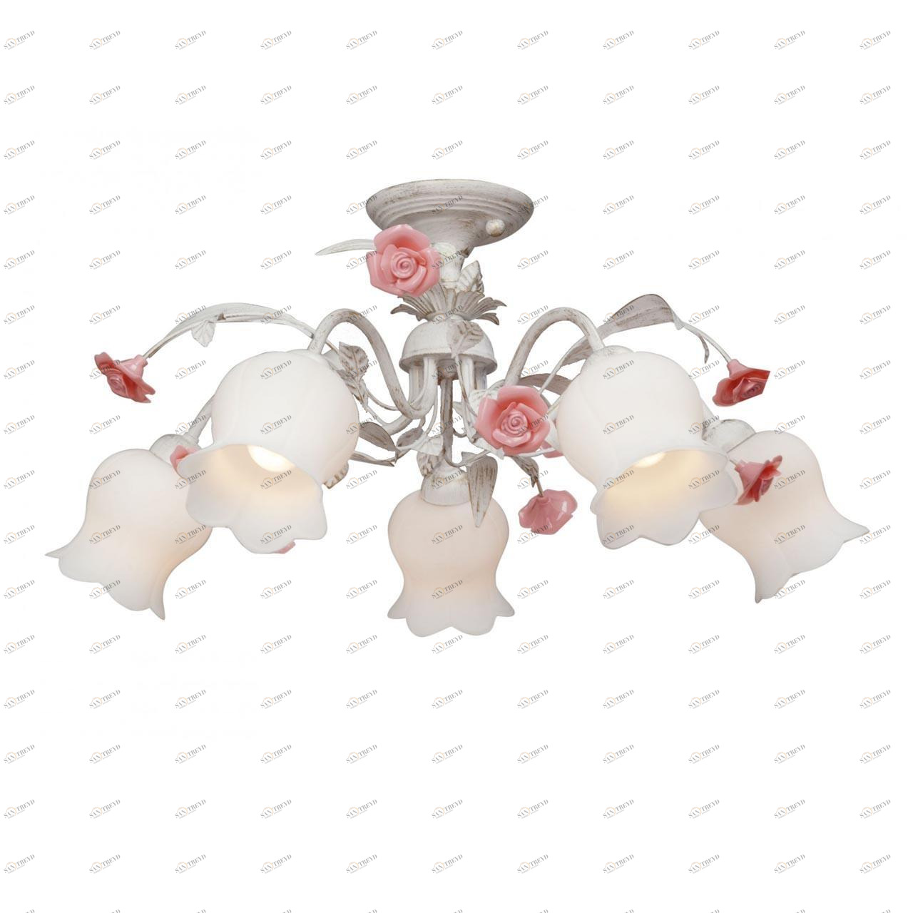 Потолочная люстра Vitaluce V1686-0/5PL VITALUCE ДИЗАЙНЕРСКИЕ 194113 Белый 