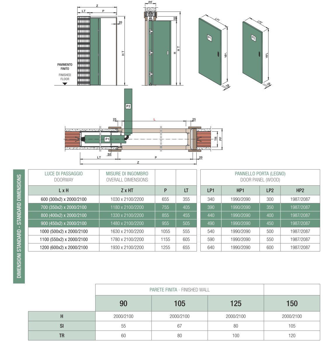 Подрамник для раздвижной двери PROTEK® Classic ARCH-00069778 - Вид №1