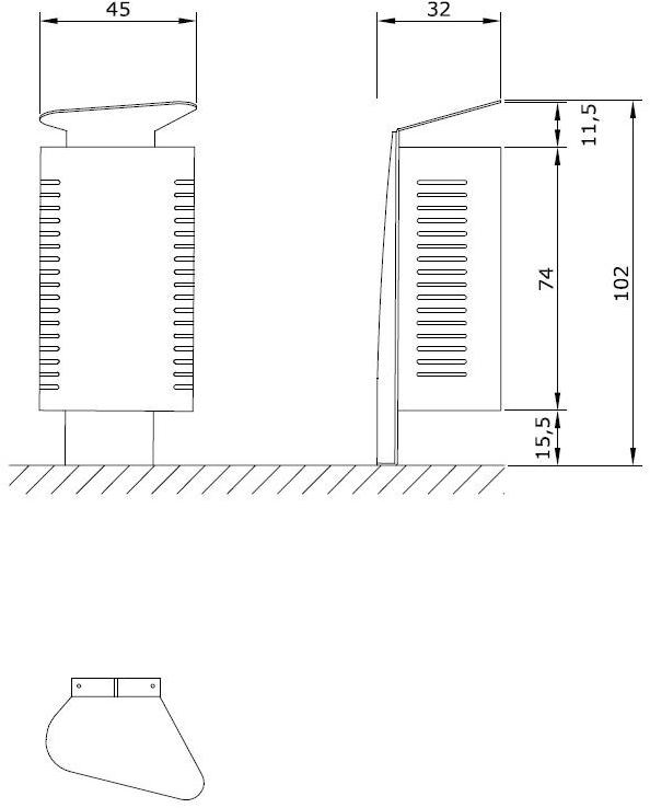 Euroform W Контейнер для мусора из металла  1050, 1060  - Вид №7