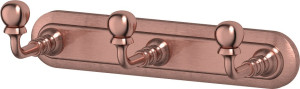 STI 602 Планка с 3-мя крючками 17 cm 3SC STILMAR ANTIQUE COPPER