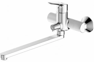 Смеситель для ванны излив 300 мм БЕЗ аксессуаров DROP F64898C-L bravat