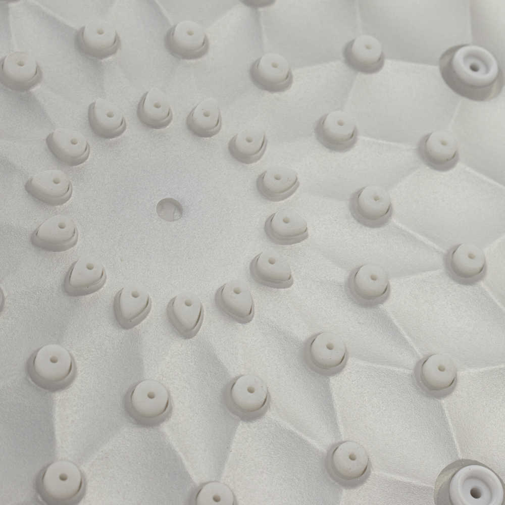 GFmark - Лейка тропический душ, 3d, ПОДСОЛНУХ, круглая, 230 мм, код: 6042  - Вид №3