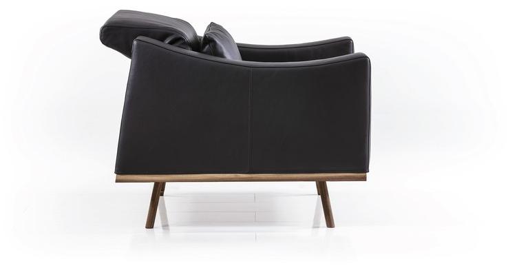 brühl Кожаное кресло с подлокотниками Deep space sun-id-1386562 - Вид №3