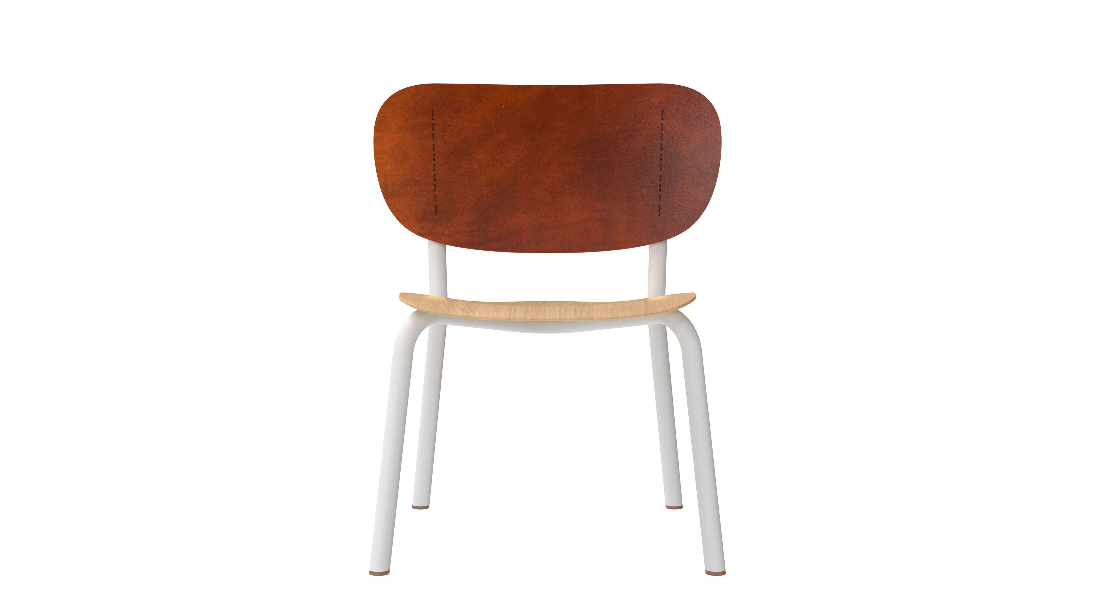 Кожаный и деревянный стул FUNCTIONALS EMIL ROSI ARCH-00147461 - Вид №27