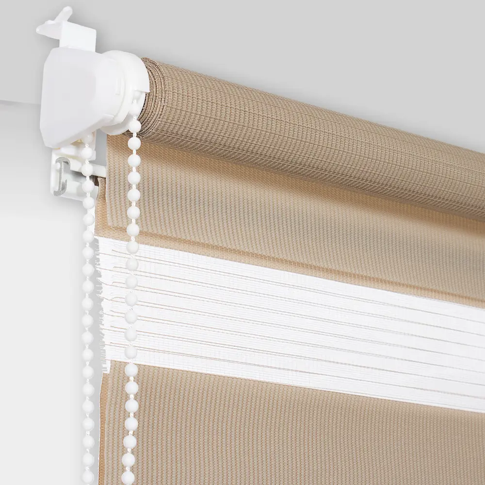 Штора рулонная день-ночь Inspire 40х160 см цвет бежевый STLM-2189030 - Вид №2