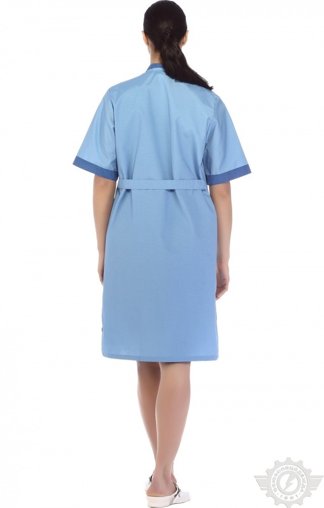 61746 Халат "Радуга" короткий рукав  Одежда для обслуживающего персонала  размер 48 Спецодежда  - Вид №9
