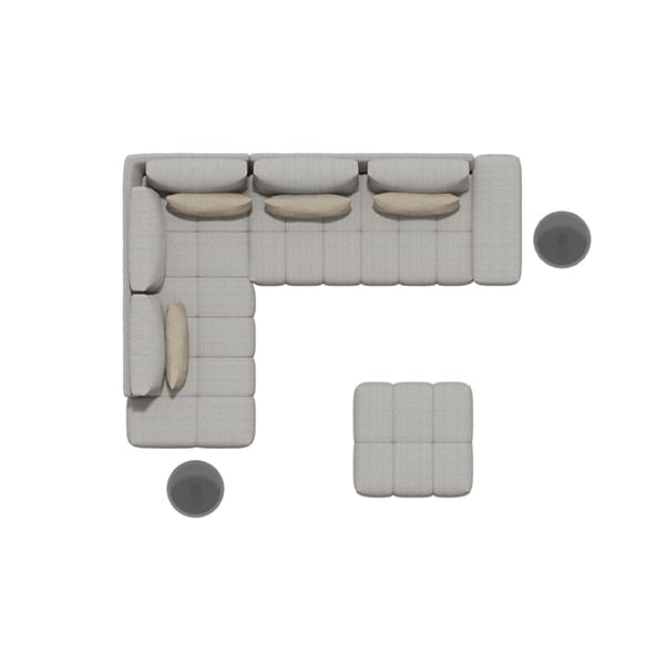 Модульный тканевый диван Febal Casa подпись ARCH-00038701 - Вид №19