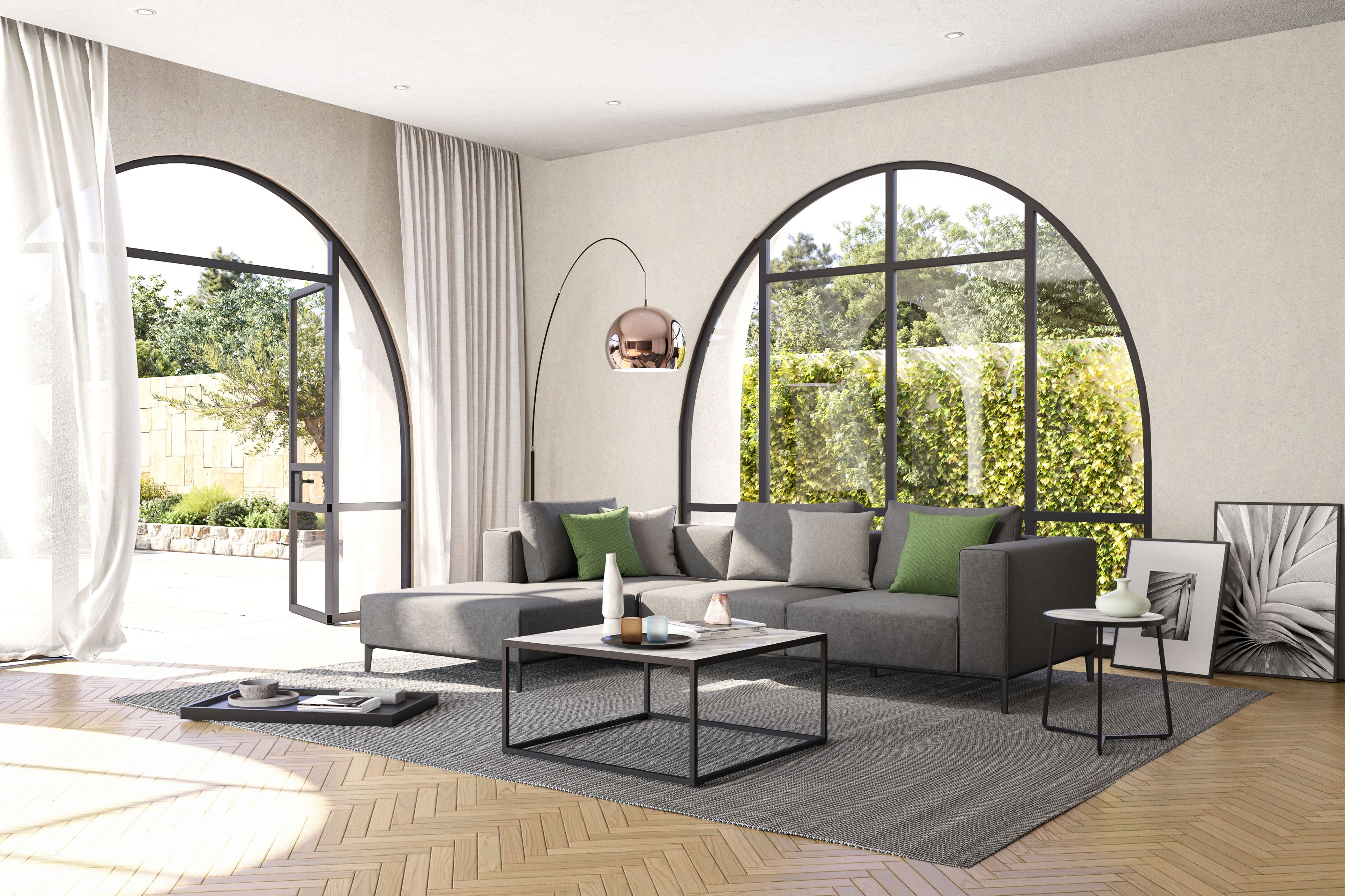 2-местный тканевый садовый диван VINEKO Мани ARCH-00122672 - Вид №5